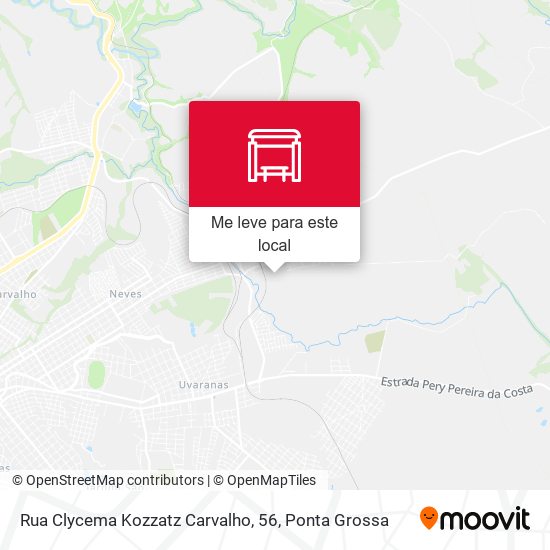 Rua Clycema Kozzatz Carvalho, 56 mapa