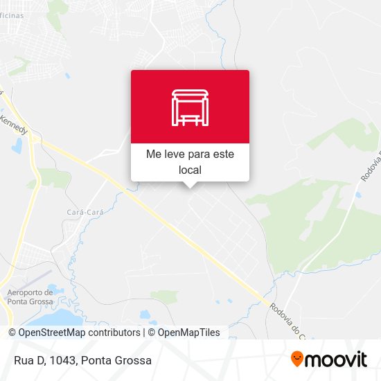 Rua D, 1043 mapa