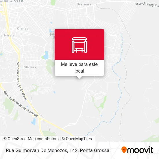 Rua Guimorvan De Menezes, 142 mapa