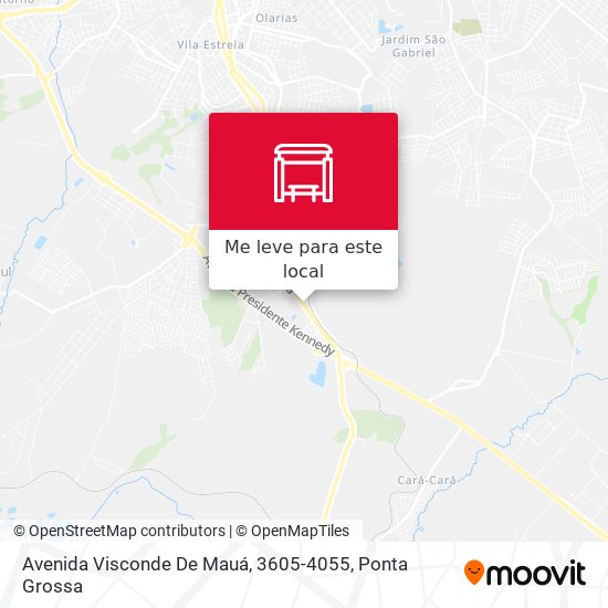 Avenida Visconde De Mauá, 3605-4055 mapa