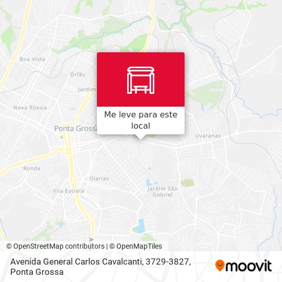 Avenida General Carlos Cavalcanti, 3729-3827 mapa
