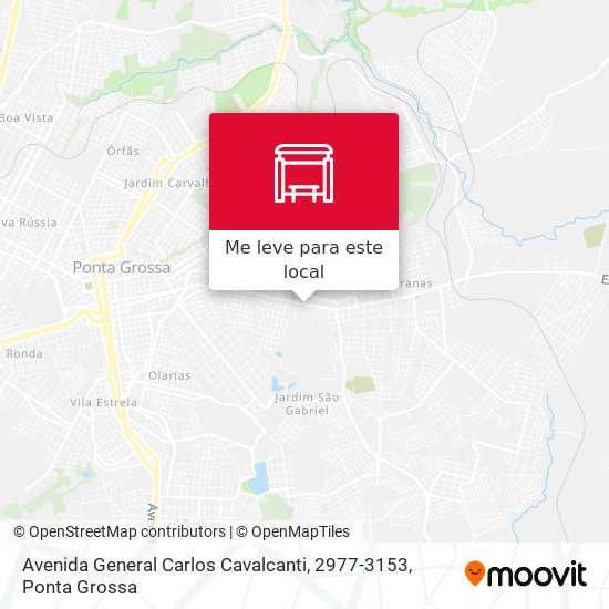 Avenida General Carlos Cavalcanti, 2977-3153 mapa