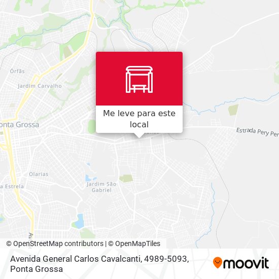 Avenida General Carlos Cavalcanti, 4989-5093 mapa