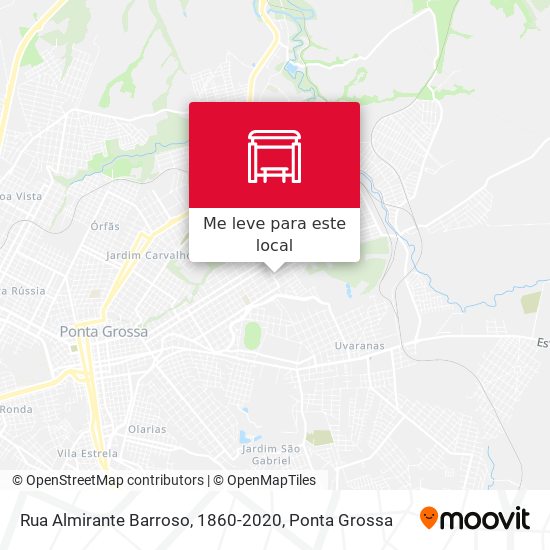Rua Almirante Barroso, 1860-2020 mapa
