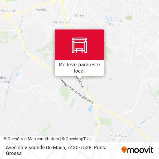 Avenida Visconde De Mauá, 7430-7528 mapa