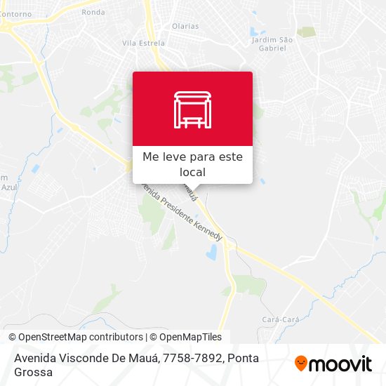 Avenida Visconde De Mauá, 7758-7892 mapa