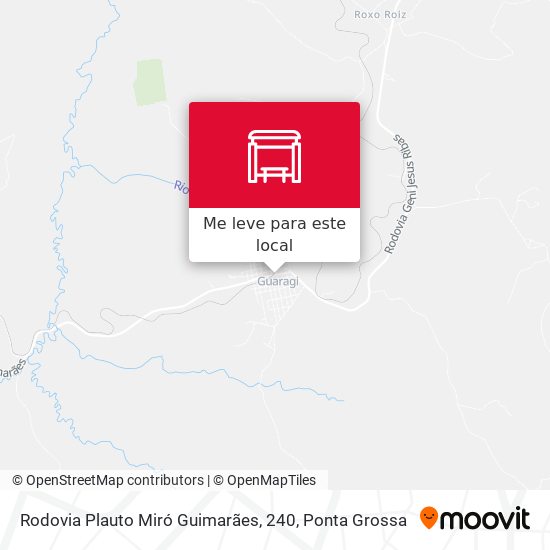 Rodovia Plauto Miró Guimarães, 240 mapa