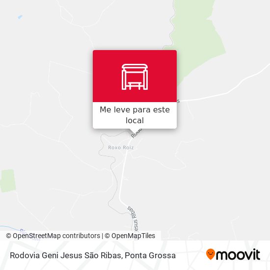 Rodovia Geni Jesus São Ribas mapa