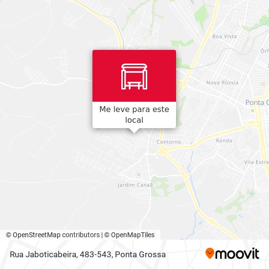 Rua Jaboticabeira, 483-543 mapa