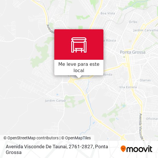 Avenida Visconde De Taunai, 2761-2827 mapa