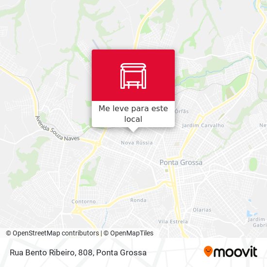 Rua Bento Ribeiro, 808 mapa