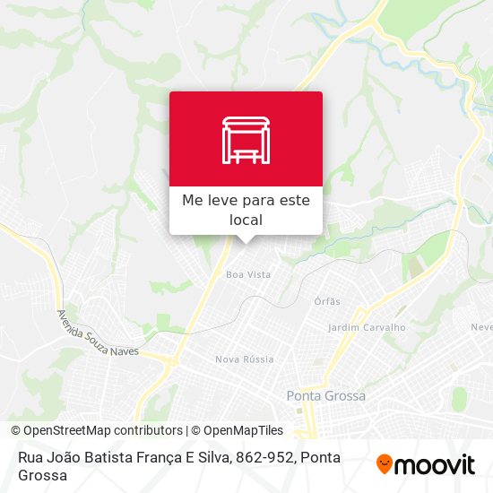 Rua João Batista França E Silva, 862-952 mapa