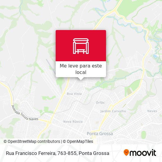 Rua Francisco Ferreira, 763-855 mapa