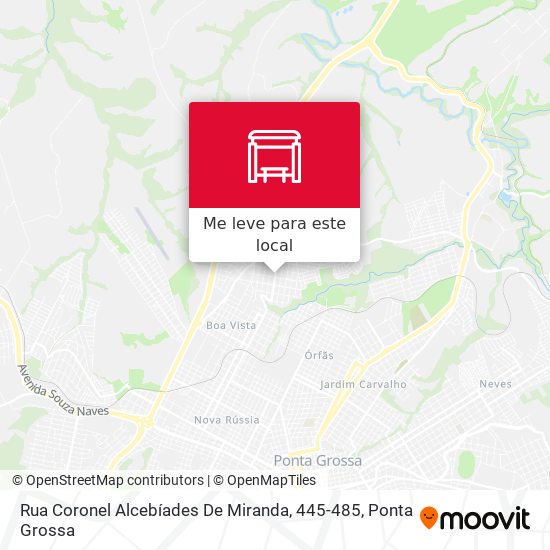 Rua Coronel Alcebíades De Miranda, 445-485 mapa