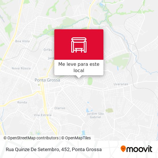 Rua Quinze De Setembro, 452 mapa