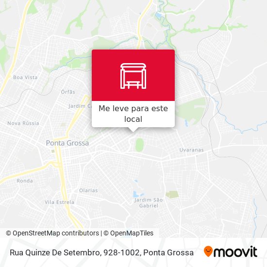 Rua Quinze De Setembro, 928-1002 mapa