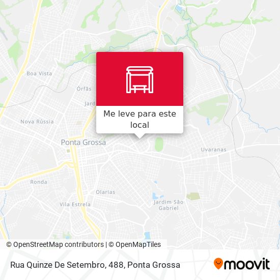 Rua Quinze De Setembro, 488 mapa