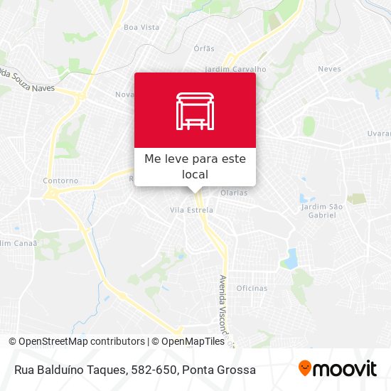 Rua Balduíno Taques, 582-650 mapa