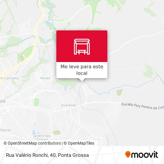Rua Valério Ronchi, 40 mapa
