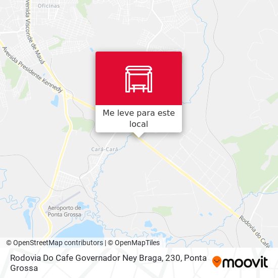 Rodovia Do Cafe Governador Ney Braga, 230 mapa