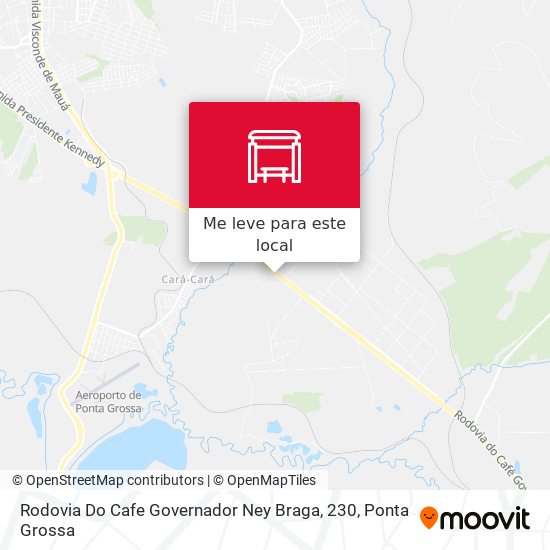 Rodovia Do Cafe Governador Ney Braga, 230 mapa