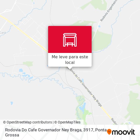 Rodovia Do Cafe Governador Ney Braga, 3917 mapa