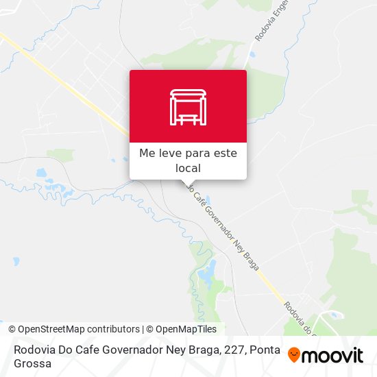 Rodovia Do Cafe Governador Ney Braga, 227 mapa