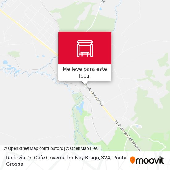 Rodovia Do Cafe Governador Ney Braga, 324 mapa