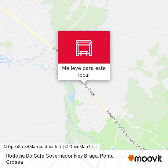 Rodovia Do Cafe Governador Ney Braga mapa