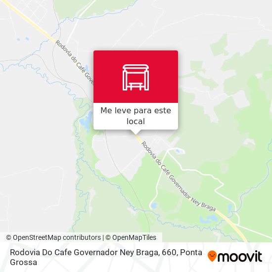 Rodovia Do Cafe Governador Ney Braga, 660 mapa