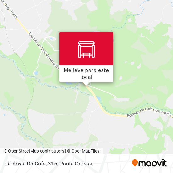 Rodovia Do Café, 315 mapa