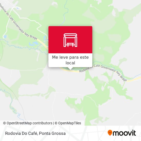 Rodovia Do Café mapa