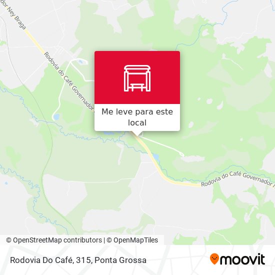 Rodovia Do Café, 315 mapa