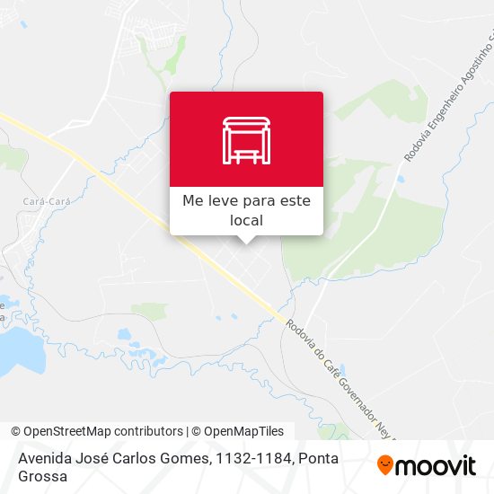 Avenida José Carlos Gomes, 1132-1184 mapa