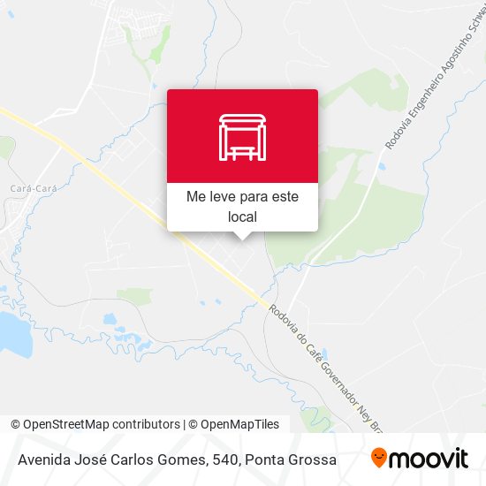 Avenida José Carlos Gomes, 540 mapa