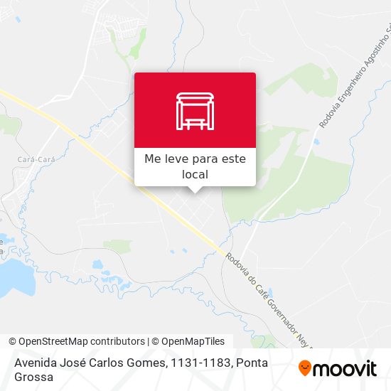Avenida José Carlos Gomes, 1131-1183 mapa