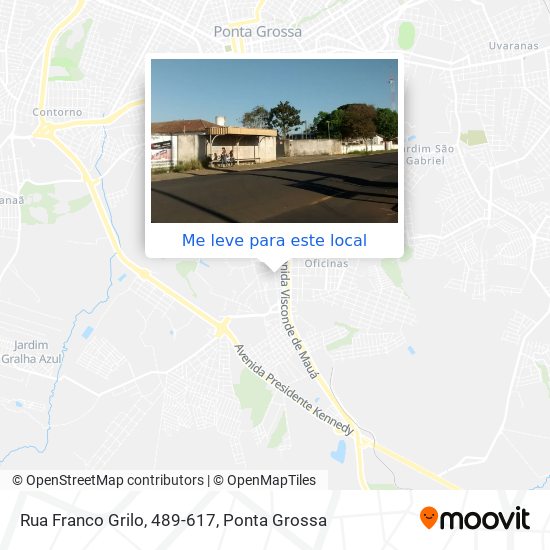 Rua Franco Grilo, 489-617 mapa