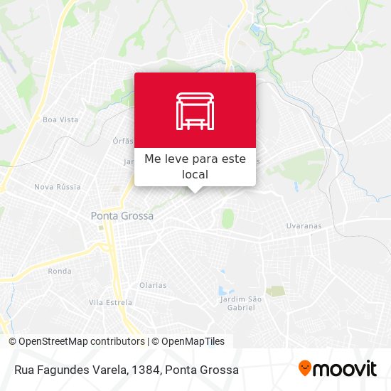 Rua Fagundes Varela, 1384 mapa