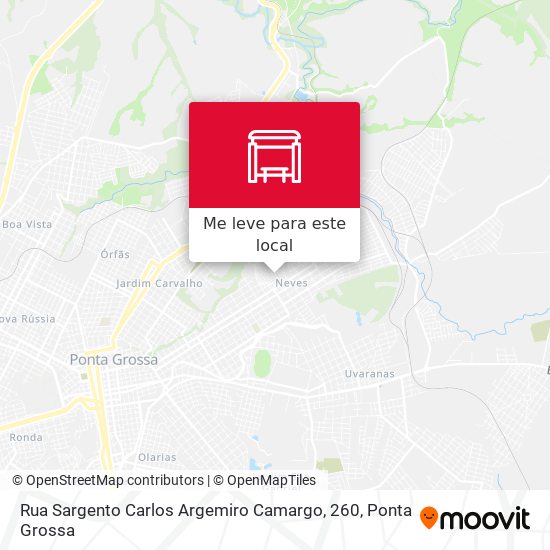 Rua Sargento Carlos Argemiro Camargo, 260 mapa