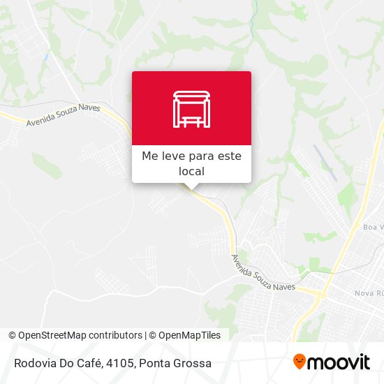 Rodovia Do Café, 4105 mapa