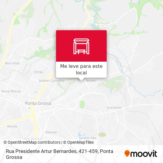 Rua Presidente Artur Bernardes, 421-459 mapa