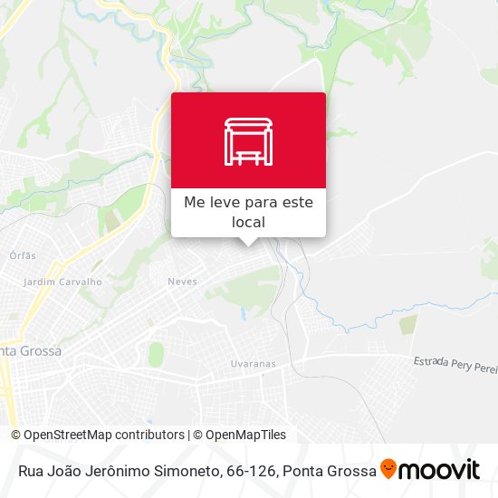 Rua João Jerônimo Simoneto, 66-126 mapa