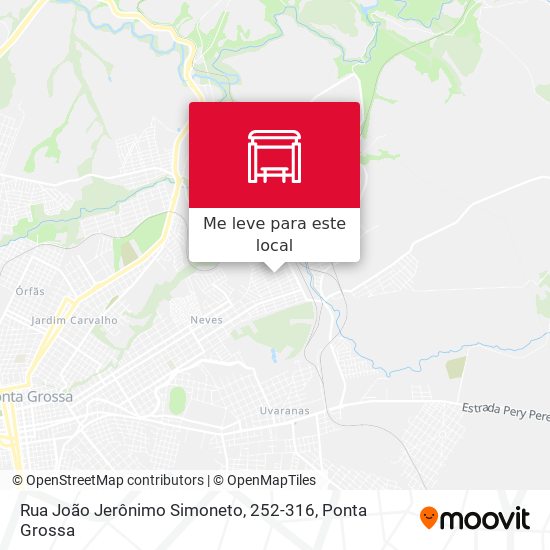 Rua João Jerônimo Simoneto, 252-316 mapa