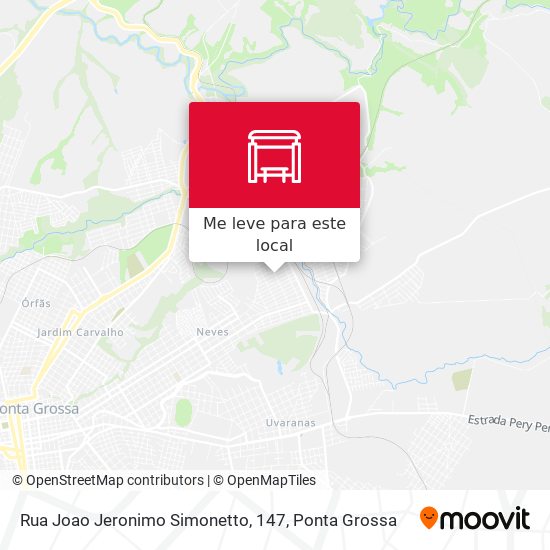 Rua Joao Jeronimo Simonetto, 147 mapa
