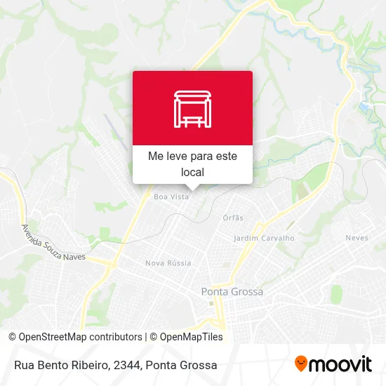 Rua Bento Ribeiro, 2344 mapa