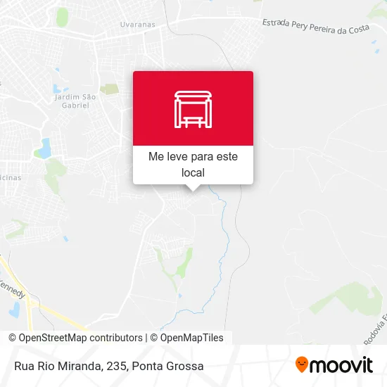 Rua Rio Miranda, 235 mapa