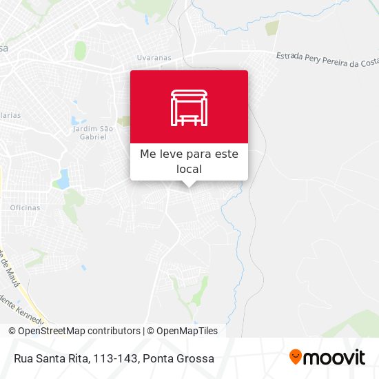 Rua Santa Rita, 113-143 mapa