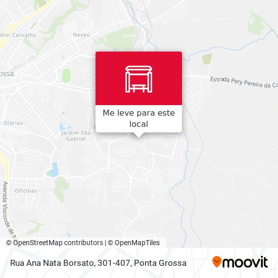 Rua Ana Nata Borsato, 301-407 mapa