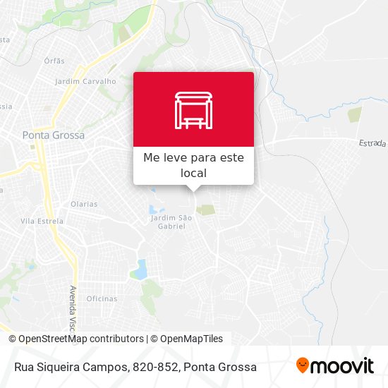 Rua Siqueira Campos, 820-852 mapa