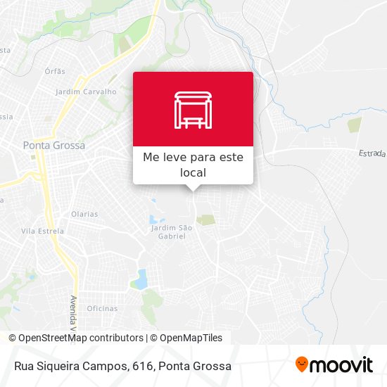 Rua Siqueira Campos, 616 mapa